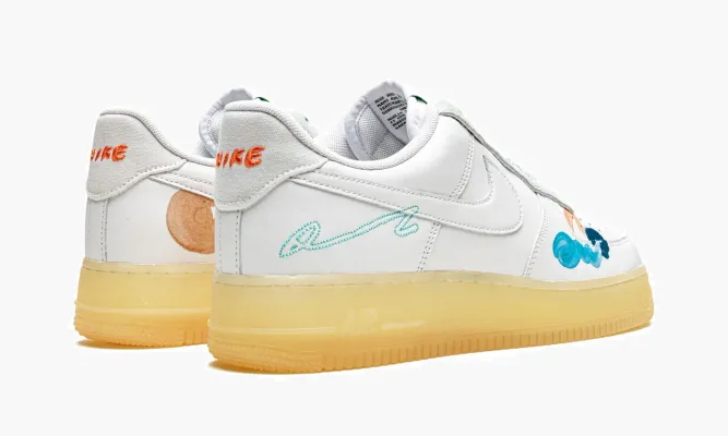 Кроссовки Air Force 1 Low Flyleather «Mayumi Yamase» белый