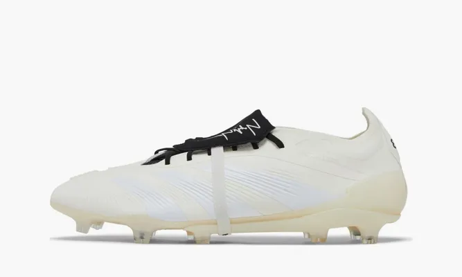 Кроссовки Adidas Y-3 Predator Elite Foldover Tongue Fg «Cloud White» бежевый