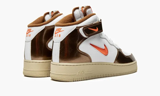 Кроссовки Air Force 1 Mid QS «Ale Brown» белый