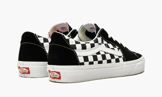 Кроссовки Vans Sk8-low «Black Checkerboard» черный,белый