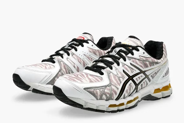 Кроссовки Kenzo x Gel Kayano 20 «Off White Zebra» белый,серый