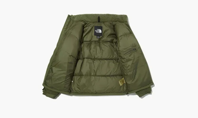 Одежда The North Face Sherpa Nuptse Jacket Logo 'green« зеленый