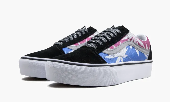 Кроссовки Vans Old Skool Platform разноцветный