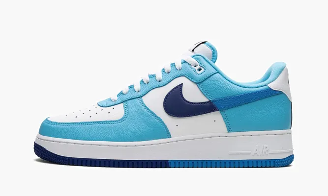 Кроссовки Air Force 1 Low «Split - Light Photo Blue» lightBlue,белый