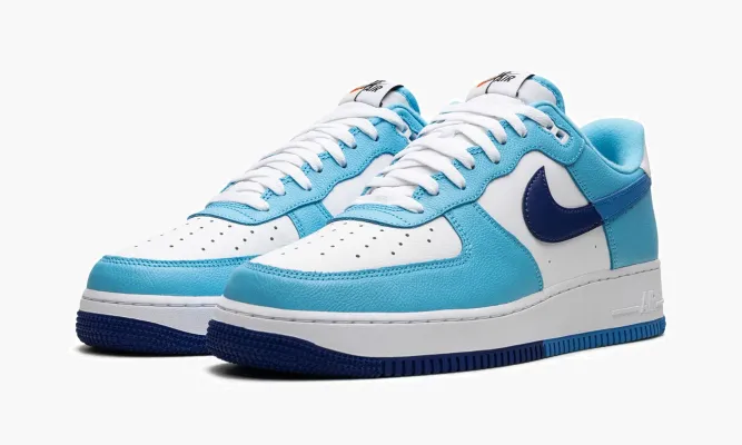 Кроссовки Air Force 1 Low «Split - Light Photo Blue» lightBlue,белый