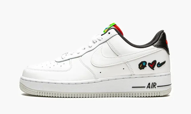 Кроссовки Air Force 1 Low LV8 «Peace, Love, Swoosh» белый