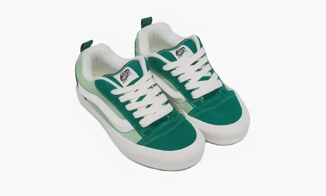 Кроссовки Vans Knu Skool «Hairy Suede Green» зеленый