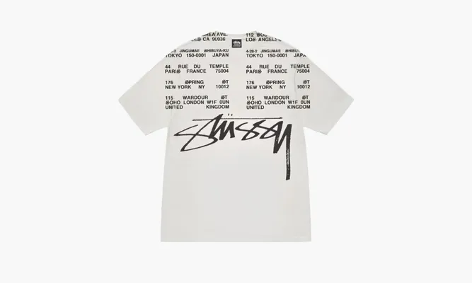 Одежда Stussy T-shirt «White» белый
