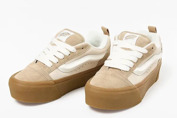 Кроссовки Vans Knu Stack «Turtledove» бежевый,белый
