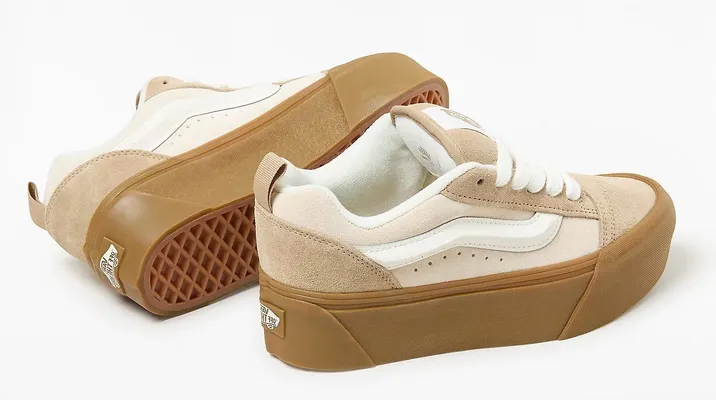 Кроссовки Vans Knu Stack «Turtledove» бежевый,белый