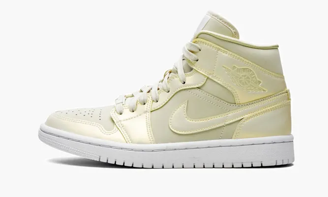 Кроссовки Air Jordan 1 Mid SE WMNS «Lemon Yellow» желтый