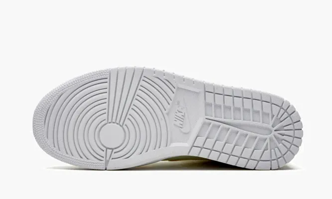 Кроссовки Air Jordan 1 Mid SE WMNS «Lemon Yellow» желтый