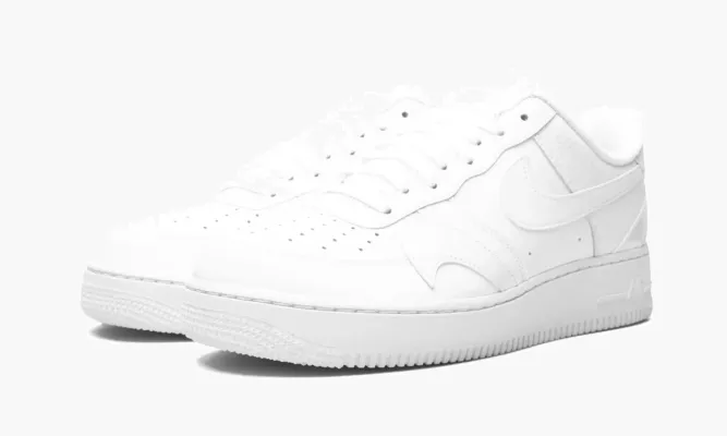 Кроссовки Air Force 1 '07 LV8 «Misplaced Swoosh - Triple White» белый