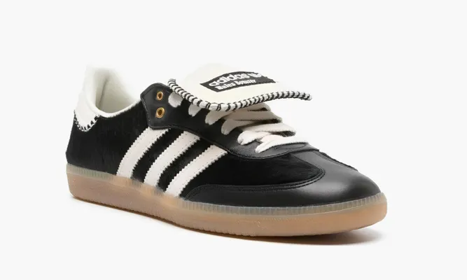 Кроссовки Adidas Samba Pony Tonal «Wales Bonner Core Black» черный
