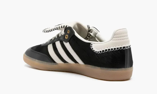 Кроссовки Adidas Samba Pony Tonal «Wales Bonner Core Black» черный