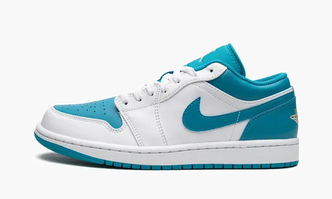 Кроссовки Nike Air Jordan 1 Low «Aquatone» белый