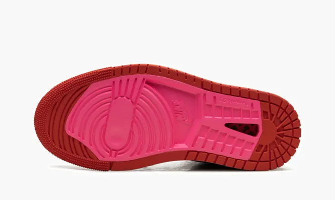 Кроссовки Air Jordan 1 Zoom Air CMFT WMNS «Cacao Wow / Picante Red / Black / Hyper Pink» коричневый