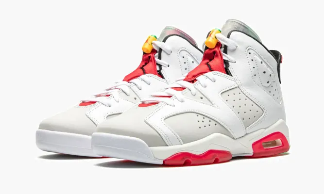 Кроссовки Air Jordan 6 Retro GS «Hare» белый