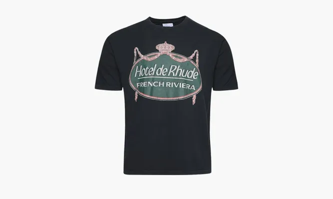 Одежда RHUDE Riviera Tee «Vintage Black» черный