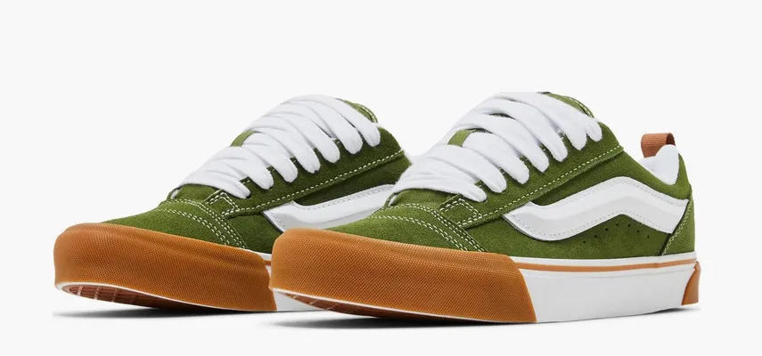 Кроссовки Vans Knu-Skool 'Pesto' зеленый