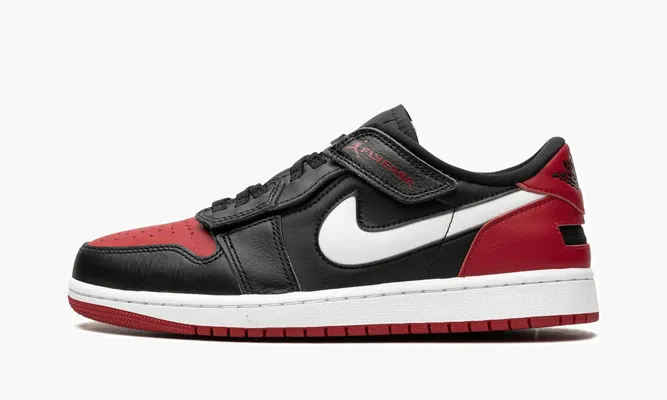 Кроссовки Air Jordan 1 Low Flyease «Bred» черный