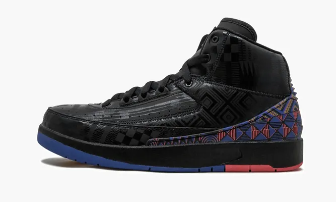 Кроссовки Air Jordan 2 Retro Bhm GS «Black History Month» черный