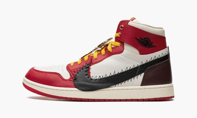 Кроссовки Jordan 1 High Zoom Air CMFT 2 WMNS «Teyana Taylor A Rose From Harlem» красный,белый