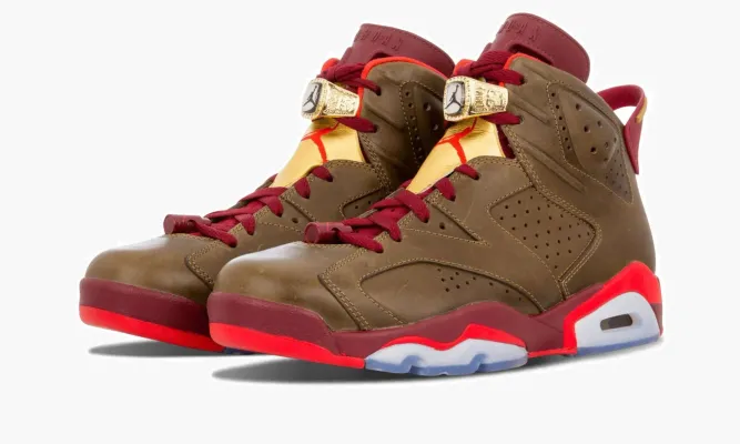 Кроссовки Air Jordan 6 Retro «Cigar» коричневый