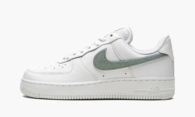 Кроссовки Air Force 1 '07 ESS WMNS «Glitter Swoosh» белый