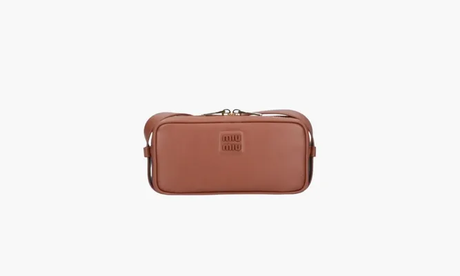 Сумки Miu Miu Arcadie Shoulder Bag «Brown» коричневый