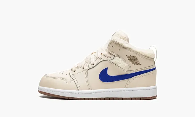Для самых маленьких Air Jordan 1 Mid Utl PS бежевый