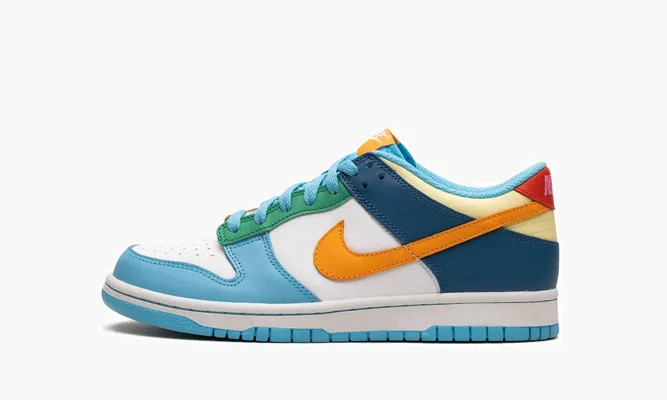 Кроссовки Nike Dunk Low Bg «Multi Color» синий