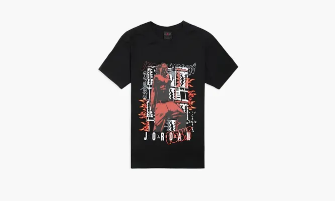 Одежда Travis Scott X Air Jordan T-shirt «Black» черный