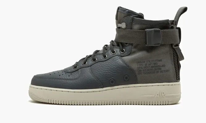 Кроссовки SF AF1 Mid «Dark Grey» синий