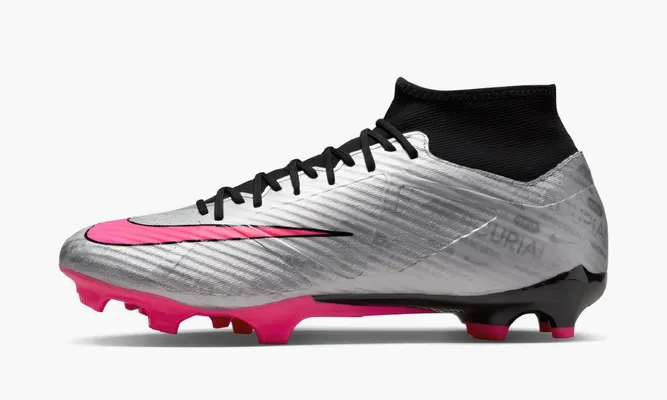 Для футбола Nike Mercurial Superfly 9 Fg / Mg «Metallic» серый
