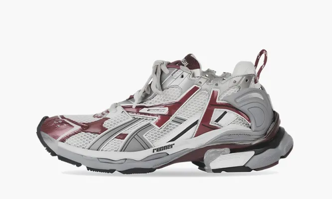 Кроссовки Balenciaga Runner «Burgundy» бордовый