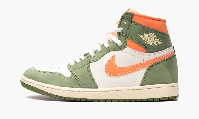Кроссовки Air Jordan 1 High OG Craft «Celadon» зеленый