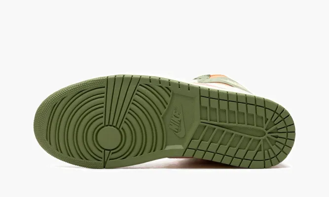 Кроссовки Air Jordan 1 High OG Craft «Celadon» зеленый