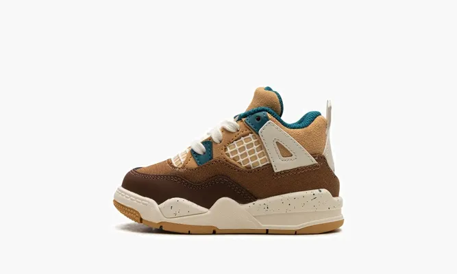 Для самых маленьких Air Jordan 4 Retro TD «Seasonal Collector» коричневый