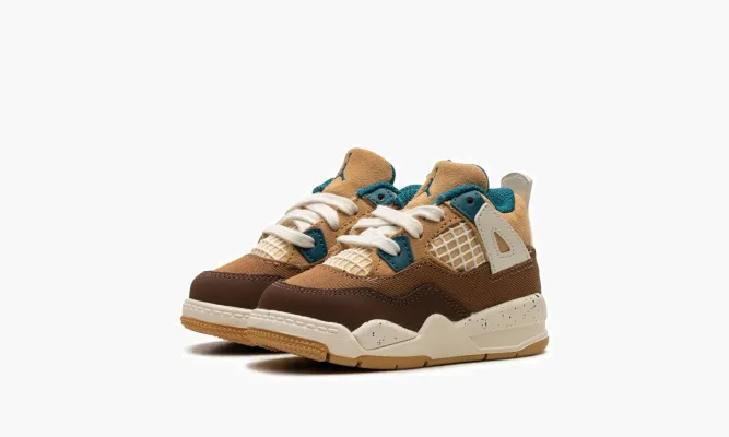 Для самых маленьких Air Jordan 4 Retro TD «Seasonal Collector» коричневый