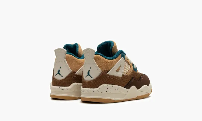 Для самых маленьких Air Jordan 4 Retro TD «Seasonal Collector» коричневый