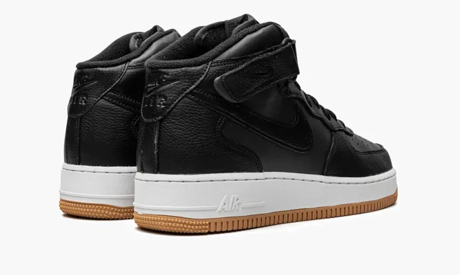 Кроссовки Air Force 1 Mid '07 LX «Black/Gum» черный