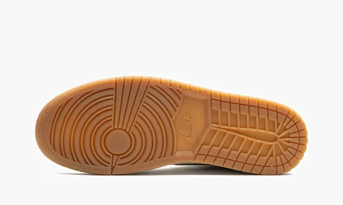 Кроссовки Air Jordan 1 Retro High OG WMNS «Metallic Gold» белый