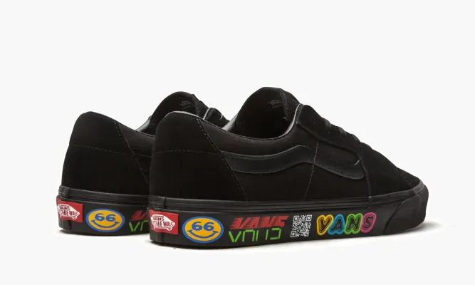 Кроссовки Vans Sk8-low «Disruptive» черный
