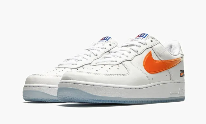 Кроссовки Air Force 1 Low «Kith - Orange» белый