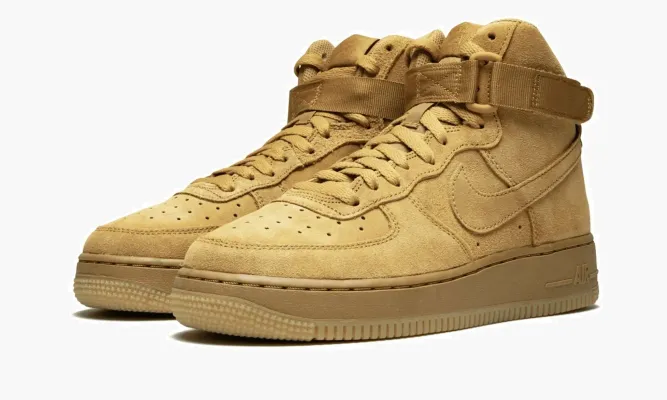 Кроссовки Air Force 1 High LV8 GS «Wheat» коричневый