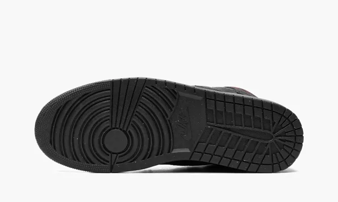Кроссовки Air Jordan 1 Mid SE Craft «Dark Smoke Red» серый