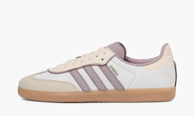 Кроссовки Adidas Samba OG «Cream White Preloved Brown» кремовый