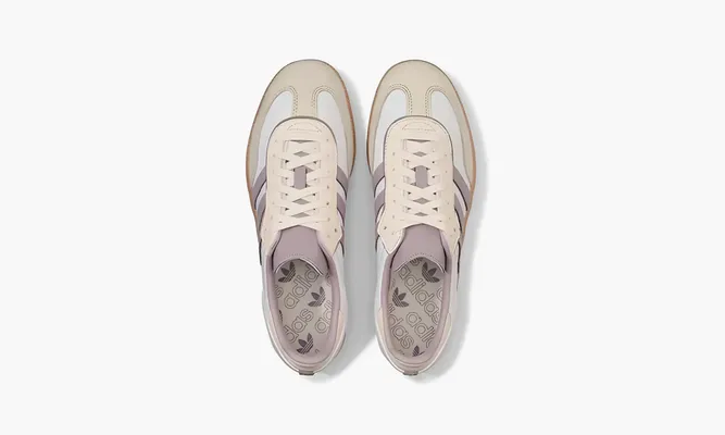 Кроссовки Adidas Samba OG «Cream White Preloved Brown» кремовый