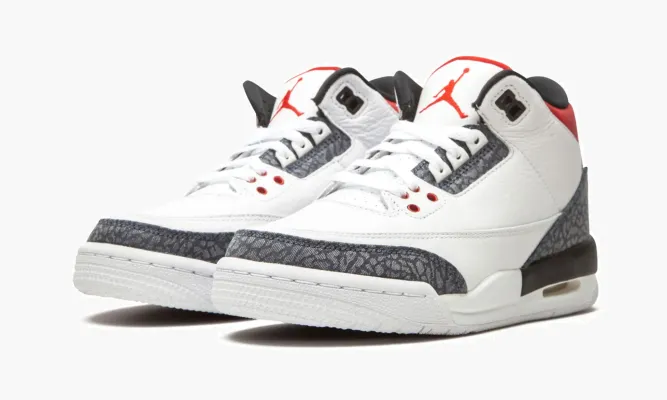 Кроссовки Air Jordan 3 Retro «Denim» белый